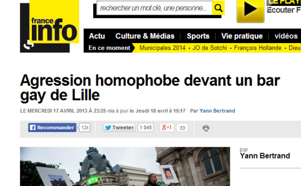 « Beau bar de Lille » : quand France Info voit de l'homophobie là où la justice n'en voit guère…
